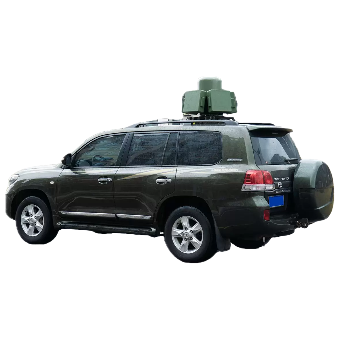 جهاز DR100-AB للكشف عن الطائرات بدون طيار وتشويشها على المركبات