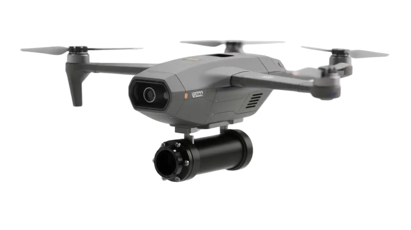 بكرة ألياف الطائرات بدون طيار