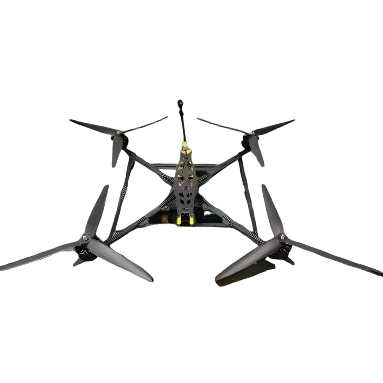 Drone FPV 13 inci dengan Panduan AI dan Transmisi Serat Optik