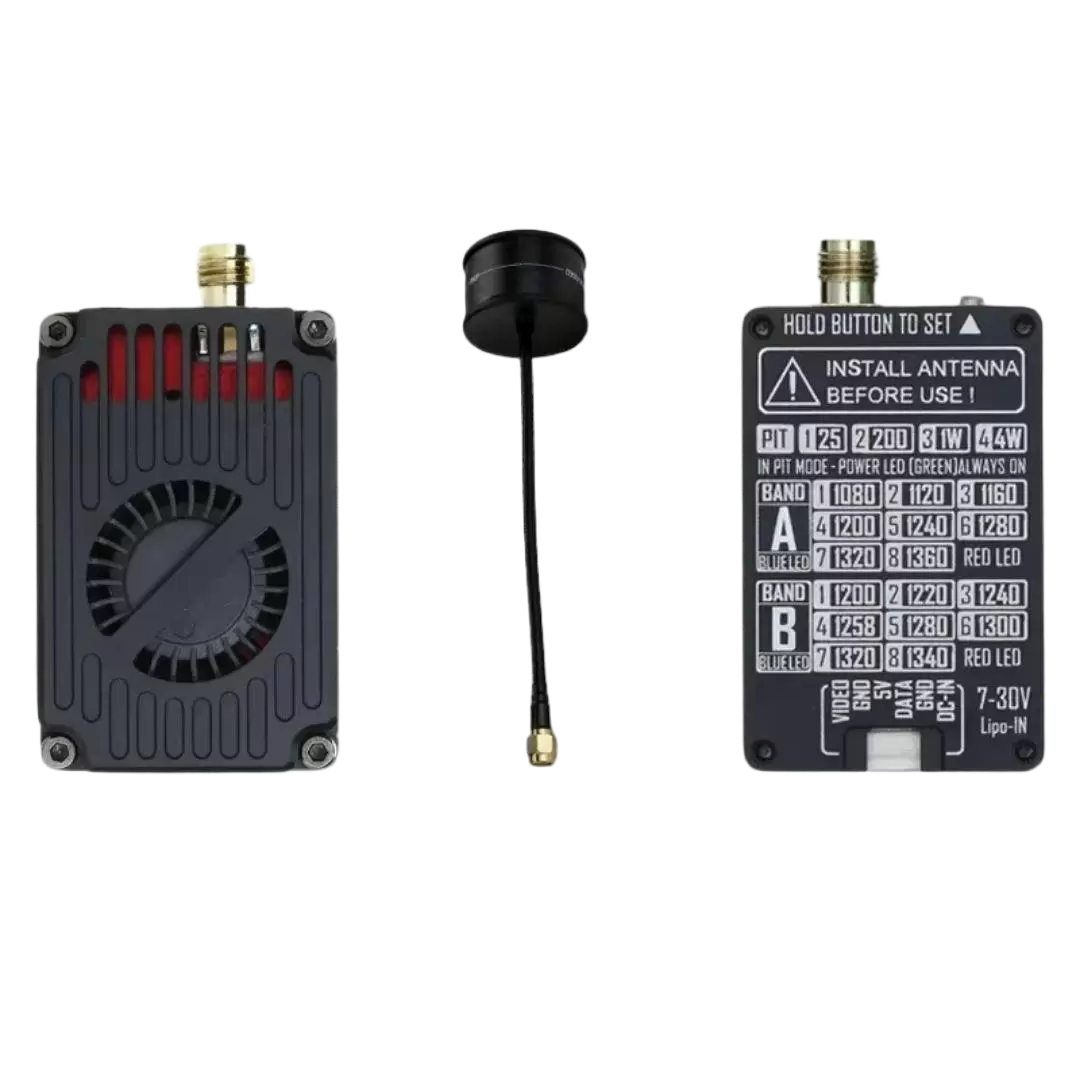 مجموعة جهاز إرسال فيديو FPV بتردد 1.3 جيجاهرتز وقوة 4 وات