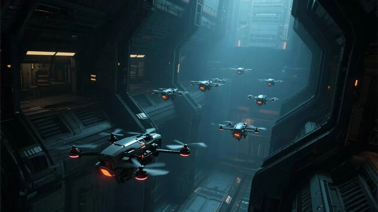 Percée majeure en matière d'intelligence collective&nbsp;: les drones maîtrisent la coordination autonome dans des environnements intérieurs complexes